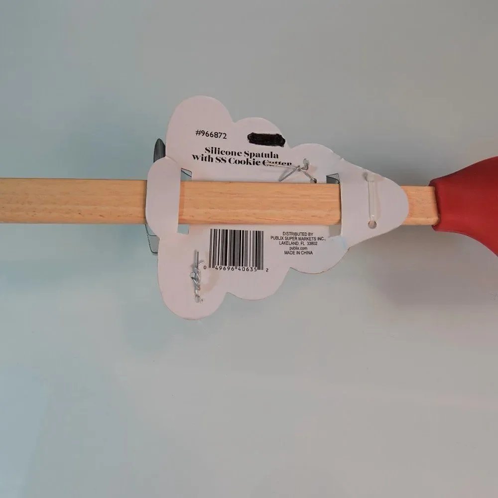 Christmas Silicone Spatula With Cookie Cutter